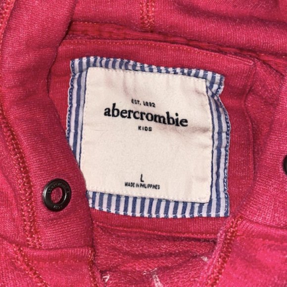 LAST CHANCE - A & Fitch Pink Sweatshirt sizes size Large - Picture 4 of 4